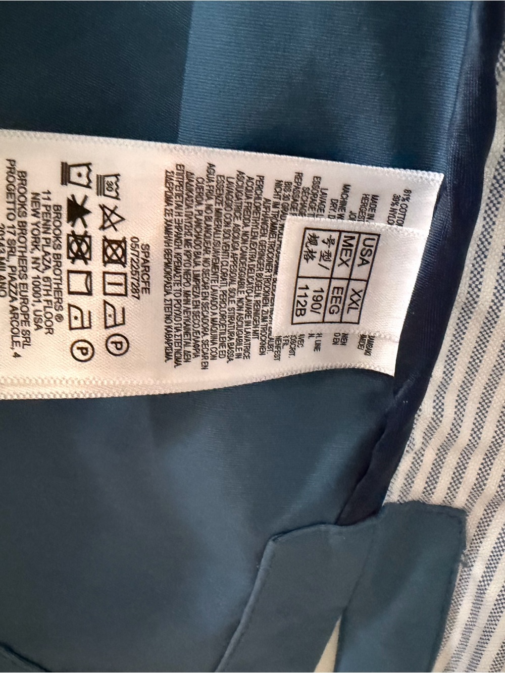 Brooks Brothers Men’s Slate Blue Military Field Jacket - Picture 4 of 7